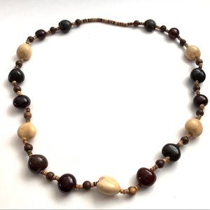 Wood necklace